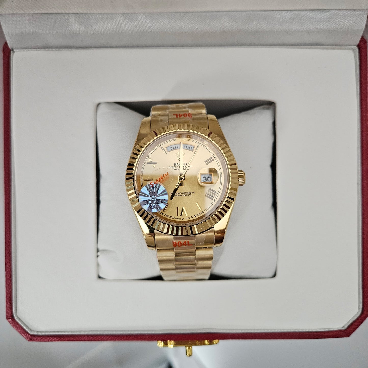 Rolex - Daydate 40mm, Yellow Gold Dial and Braclet