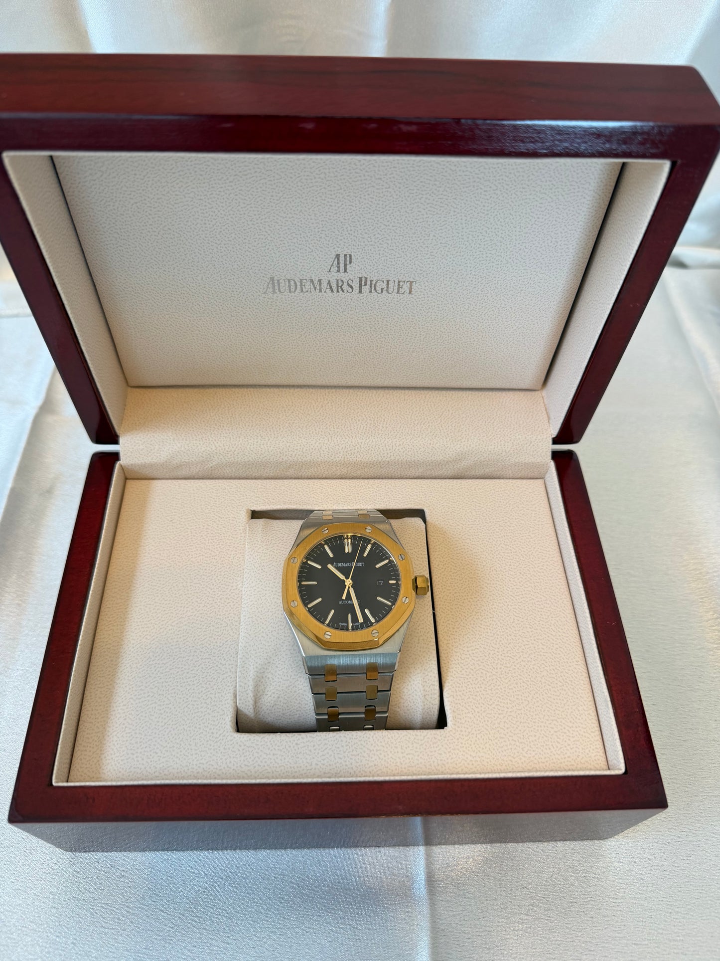 AP Royal Oak Black dial 40mm Two tone