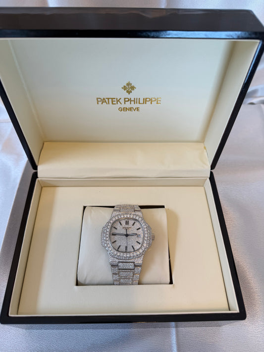 Moissinite Patek White gold 40mm